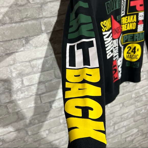 Bruno Mars Adult Small 24K Magic World Tour All Over Print Sweatshirt Official - Picture 5 of 9